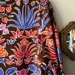 J. McLaughlin ‎ Top Wavesong Stained Glass Floral 3/4 Sleeve women’s SIZE XL Photo 6