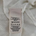 Free People ‎ White Oversized Small HenleyTop Asymmetrical High Low Hem Photo 5