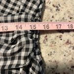 BAILEY 44 Black White Gingham V Neck Twist Knot Smocked Waist Midi Dress Medium Photo 11