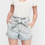 EXPRESS Paperbag Belt Super High Rise Shortie Short- Size 0 Photo 1