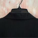 Kate Hill  Black Sleeveless Silk Button Front Blouse Photo 7