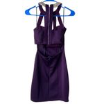 Tobi Free Flight Bodycon Mini Dress - Plum and Gold - XS Photo 4