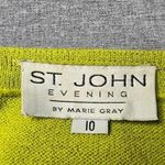 St. John Evening by Marie Gray Vintage Green Halter Vest Top Size 10 Photo 3