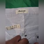 Madewell NWT Cali Denim- Boot Women's Light Gray. Corduroy Jeans size 25 Photo 6