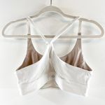 Lululemon Athletica Train Times Scoop Neck Training Sports Bra White 8 Photo 4