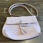 Anthropologie Dreia Envelope Clutch Crossbody Bag Blush Light Pink Vegan Faux Photo 0