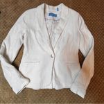 Draper James  RSVP XS Textured White Blazer Jacket Preppy Country Club Coastal Photo 2