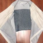 Cotton On Knit Wear Cardigan Womens M/L Ivory Gray Striped Open Front Cozy Boho Photo 9