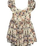 Cider Mini Dress Floral Lace Patchwork Blossom Delight Dress with Corset Bodice Photo 3