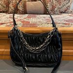 Steve Madden Bswagger Black Quilted Shoulder Crossbody Bag Photo 0