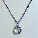 Kendra Scott  Quinn Antique Silver Necklace Photo 1