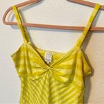 Ella Moss  Striped Yellow Spaghetti Strap Tank Photo 6