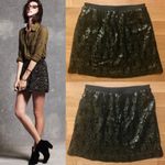 Joe Fresh [] Olive Green Sequin Mini Skirt Photo 2
