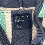 American Eagle Y2k Striped Baja Knit Hoodie Photo 2