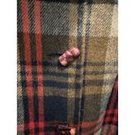 Vintage 70s Heavy Wool Tartan Plaid Classic Heritage Preppy One Size Cape Brown Photo 8