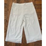 Classiques Entier  White Crop Chino Pant Wide Leg Women's Size 12 (b28) Photo 3