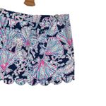 Lilly Pulitzer  Colette Skort Deep Sea Navy‎ Rare Ocean Pink Blue Size 14 Photo 9