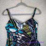 Magicsuit women's one piece swimsuit ruched‎ side, women size 16 Blue Photo 1