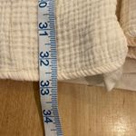 Aura Boho Square Neck Gauze Drop The Act Mini Dress Cream Medium Photo 9