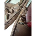 Michael Kors Michael by  Women's Brown Leather Slip-On Loafers Moccasins Size 10 Photo 5