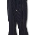 Lane Bryant Navy Drawstring Pinstripe Pants Ankle By  Size: 16 Photo 0