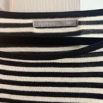Rubbish  Black and White Striped Sweater Photo 2