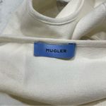 New! MUGLER Women’s Asymmetric
Cutout Bodysuit in Ivory Size XS $760 Photo 7