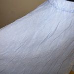 Elegant Blue Striped Skirt Size L Photo 1