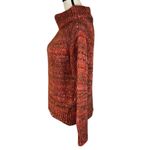 Anthropologie MOTH Large Sweater Marled Mock Neck Alpaca Wool Silk Blend Multi Photo 4