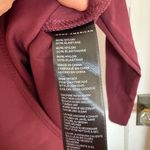 Good American  Burgundy Scuba Scoop bodysuit size large Photo 5