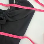 Abercrombie & Fitch Cinched Neck Slip Midi Dress black sz S Photo 5