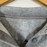Aerie  Grey Oversized Cropped Polo Sweatshirt Photo 6