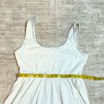 Halara  Women’s Large White Pleated Cut out Tennis Golf Mini Dress Shorts Skort Photo 2