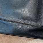 Botkier Womens Heavy Pebbled Leather Zipper Detail Snap Soho Tote Bag Black OS Photo 1