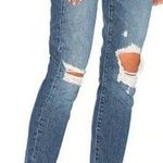 Mother Superior Jeans the swooner crop distressed womens Blue (size 25) designer Photo 0