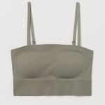 H&M Sports Bra & Leggings Set Olive Green Photo 1