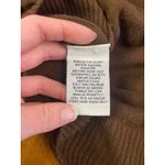 White Stag  Vintage Brown Faux Fur V Neck Sweater Size L‎ y2k Indie neutral Photo 4