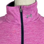 Under Armour  X-Small Threadborne Fitted 1/2 Zip Pullover Top HeatGear Zip Pocket Photo 1