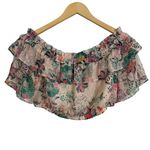 Walter Baker  Sienna Floral Off the Shoulder Crop Top Size M NWT‎ Photo 1