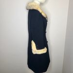 Vtg Rothchild's Selma Alabama Black Wool Princess Coat Mink Fur Shawl Collar Size undefined Photo 4