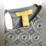 Banana Republic Womens Blouse Cornflower TankTop Lace Workwear Career Momcore XS Photo 2