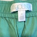 Abound  Womens  Medium Elastic Waist Cargo Pants Green Casual Trousers‎ Photo 1
