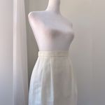 Vintage ‘90s Ivory Pencil Mini Skirt White Size XXS Photo 3