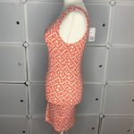 Forever 21 Coral Geometric Print Bondycon Tank Dress Size Small Photo 2