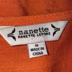 Nanette Lepore Citrus Blast Flutter Sleeve Eyelet Starburst Detail EUC Small Photo 7