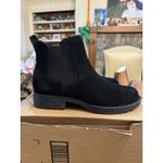 Børn Womens Black Suede Cove Waterproof Chelsea Boot Size US 7.5 Photo 1