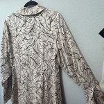 NEW Jonathan Simkhai Lee Linen Blend Midi Dress Painted Floral Size 10 Old Money Black Photo 12