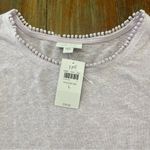 NWT J.Jill Love Linen Pale Orchid Top Size Large Purple Photo 5