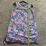Lilly Pulitzer Vintage Lily Pulitzer Women’s Butterfly Floral Cotton Shift Dress Size 6 Preppy Photo 3