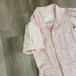 Pilcro NWT  Anthropologie The Kit Utility Romper in Pink Rose Size 12 OB1892176 Photo 9
